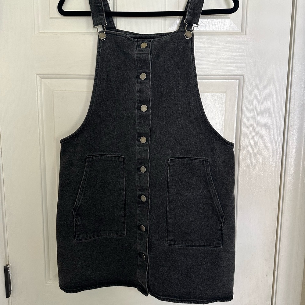Tinseltown Charcoal Denim Dress